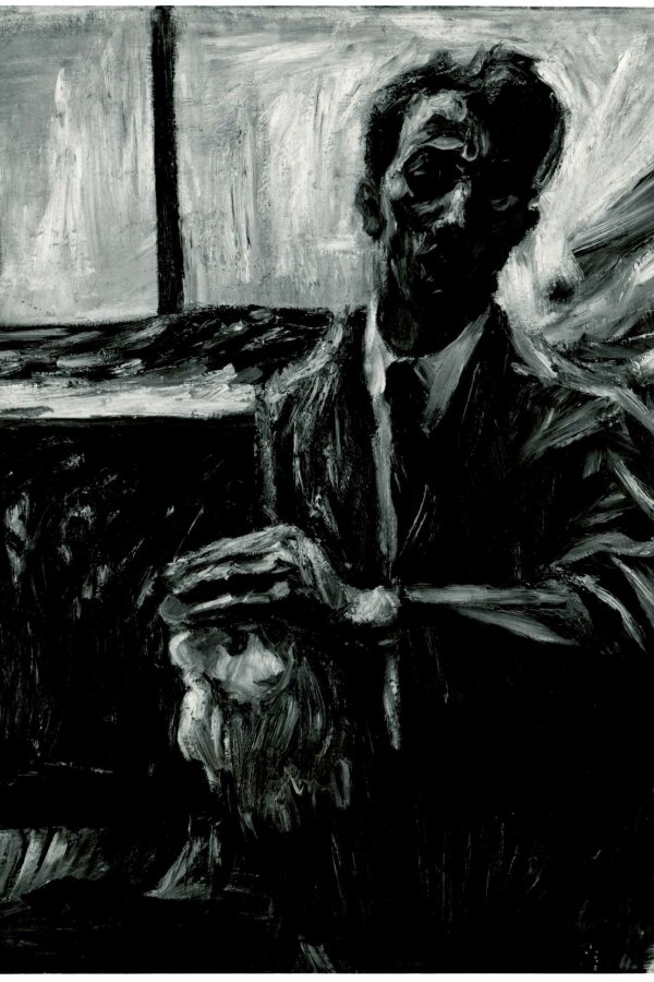 Kurt Gröger, Vlastní podobizna, 1929, olej, plátno